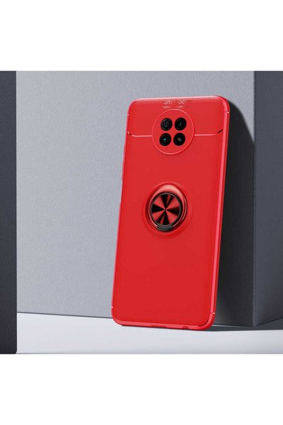 GRABONO Xiaomi Redmi Note 9t Case Tpu Silicone with Ring and Magnetic Car Holder