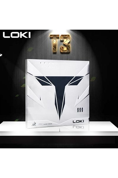 LOKİ T3 EUROPA MODEL TABLE TENNIS RACKET TIRE (BLACK)