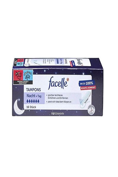 Facelle Tampon Night 16pcs