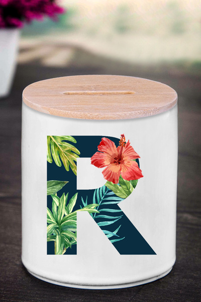 Bytwo Kasica prasica sa slovom R (KERAMIKA) - DoğaYapay R - K190