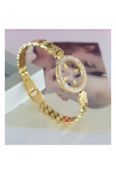 The Collection تشويه الفولاذ المقاوم للصدأ الربع المشبك سوار الشعير سوار ربع الفول واسعة