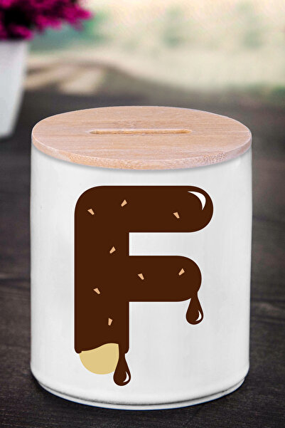 Bytwo Kasica prasica sa slovom F (KERAMIKA) - Torta F - K50