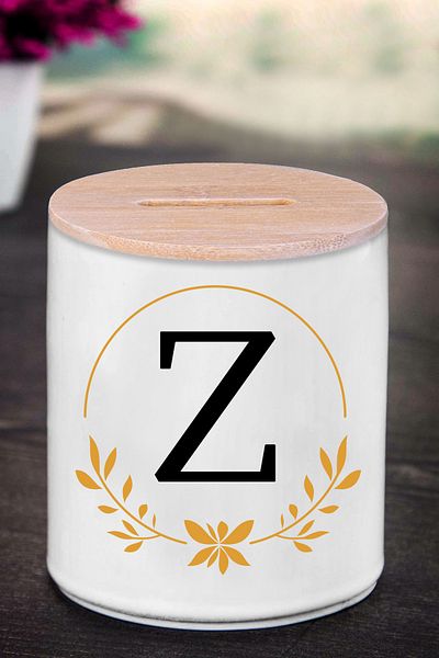 Bytwo Κουμπαράς με γράμμα Z (ΚΕΡΑΜΙΚΟ) - Crown Z - K151