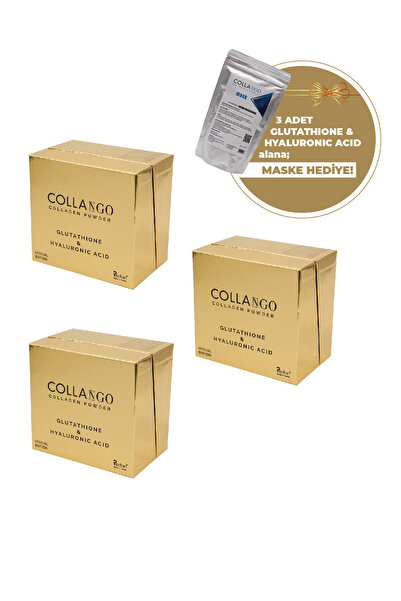Collango 3 Aylık Gold Special Edition Collango Kolajen Takviye ve Cilt Bakım Maskesi