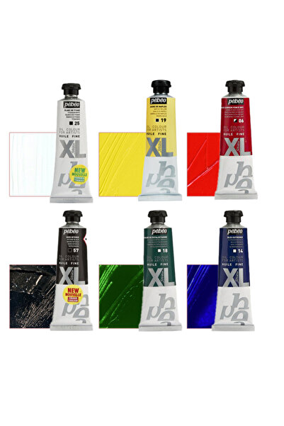 Pebeo Fine Studio Xl Oil 37 ml Pebeo Yağlıboya Yağlıboya Set 6'lı