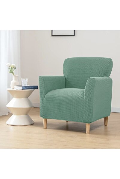 HaNemCe Lycra Stretch Elastic Flexible Square Pattern Armchair Single Person ...