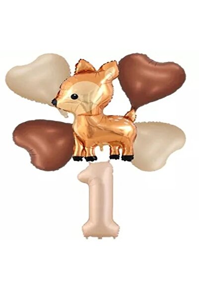 Bkmc Фольгований балон з віком Фольгований балон з оленем Прикраса на день на...