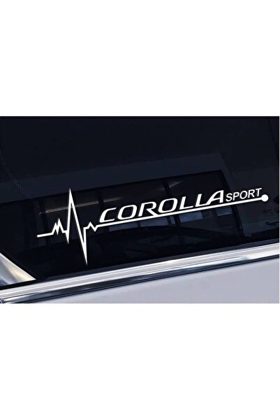 TSC ملصق كورولا الجانبي للنافذة ملصق باب السيارة ضبط السيارة 20 سم × 7 سم حرو...