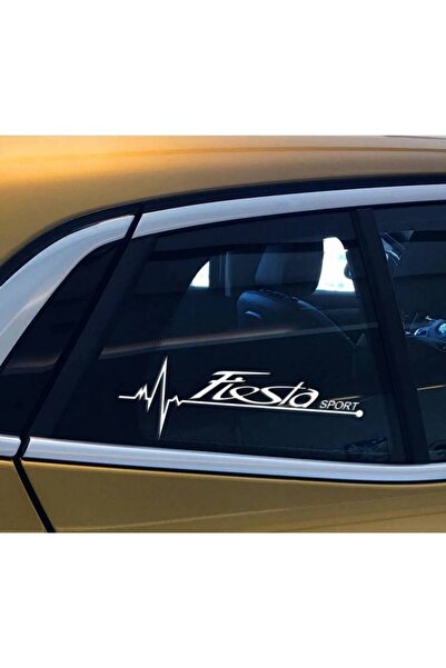 TSC ملصق نافذة جانبية من Fiesta ملصق ضبط باب السيارة 20 سم × 7 سم حروف 168