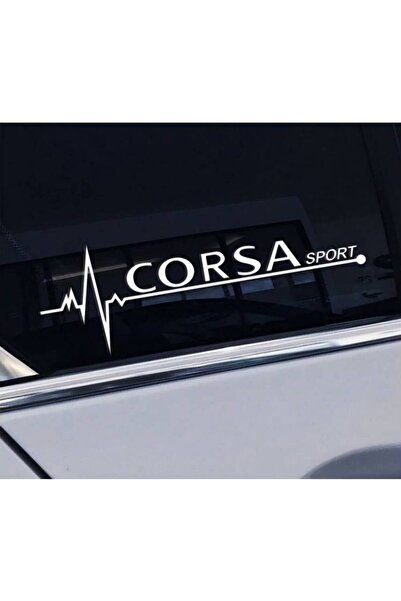 TSC ملصق نافذة جانبي من Corsa ملصق ضبط باب السيارة مقاس 20 سم × 7 سم حروف 334
