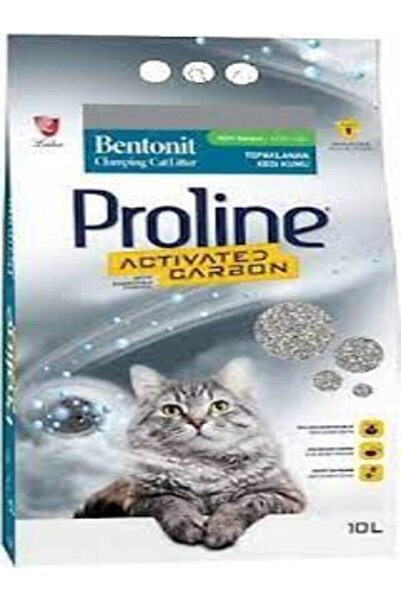 Proline prolıne bentonit kedi kumu 10 lt aktif karbonlu