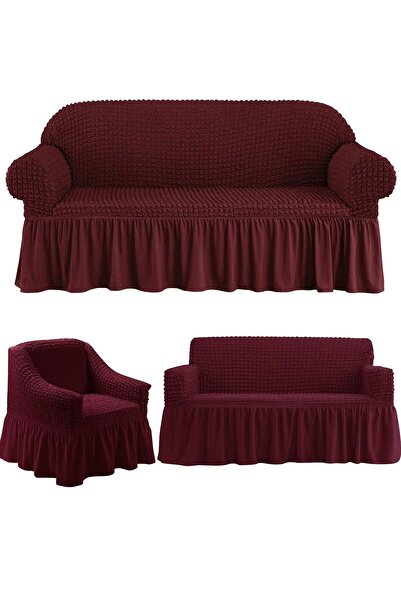 AK LALE Set husă de canapea Bürümcük 3+2+1