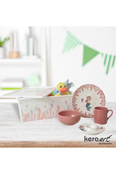 Keramika مجموعة سيراميكا ماما إيج / كلاود / تونا 4 PRC حورية البحر (صندوق تخزين)