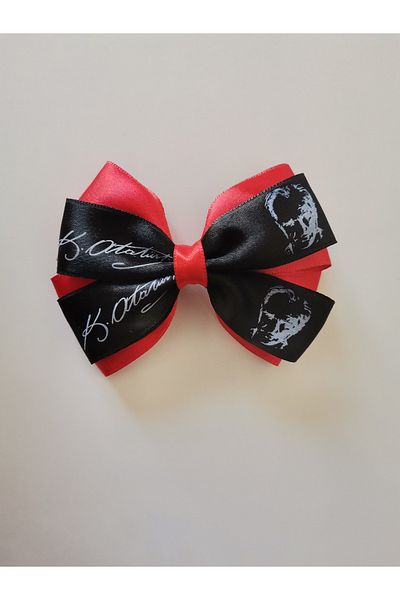 MİNİK ADIMLAR October 29 Buckle - Ataturk and Signature Printed, Special Designed Clip-On Little Steps