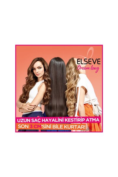 ELSEVE L'Oreal Paris Elseve Dream Long Onarıcı Bakım Şampuanı 360 ml 2 Adet
