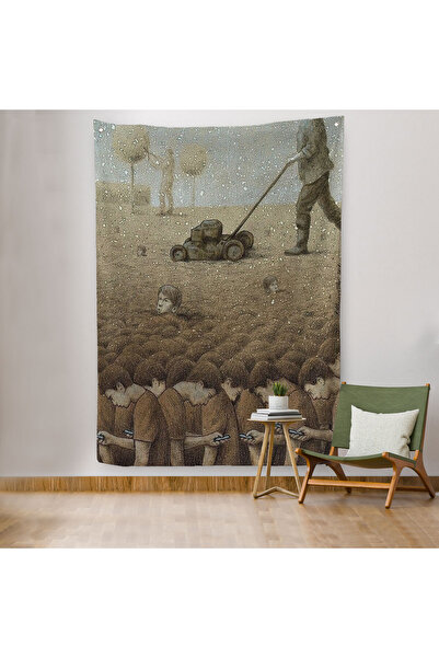 Harita Sepeti Сюрреалістичне мистецтво думки Настінне покриття - Килим, Підніми голову, і ти помреш-5211