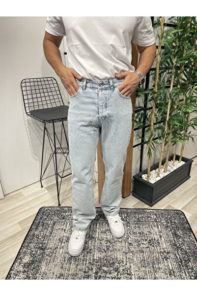 UTTBASİC Açık Mavi Baggy Jean
