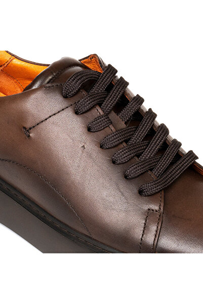 Greyder 75162 Kahve Deri Erkek Deri Sneaker Ayakkabı