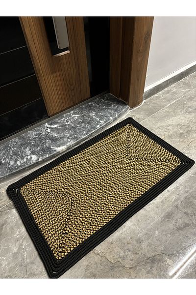 MaVaux Venice Series Jute, Patterned Doormat, Doormat, Bathroom Mat, Balcony Mat / Gift, Houseware.