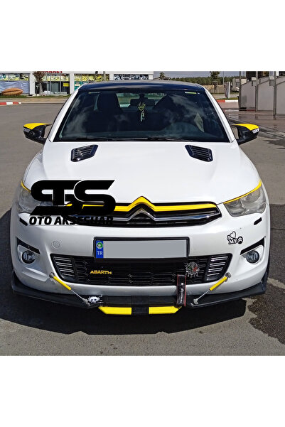 Furens Citroen C-Elysee Uyumlu Piano Black Kaput Üstü Havalandırma Izgarası