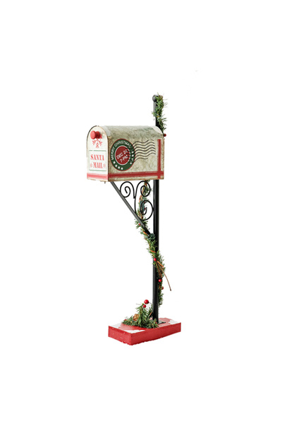mutlu adım 65cm Metal Posta Kutusu Yılbaşı