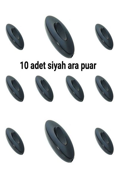 EraycanYapıMarket 10 Pieces Electric Arapuar Anhatar Black Color