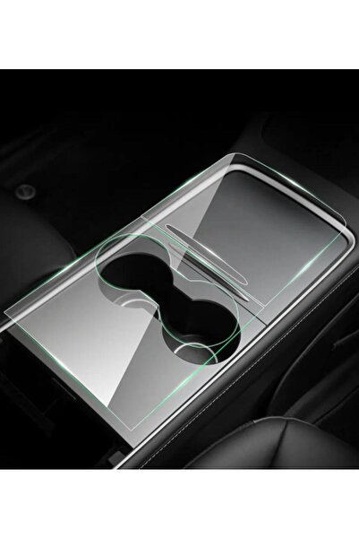 ael-tech Tesla Model Y Bardaklık ve Merkezi Konsol uyumlu Mat TPU Koruyucu 20...