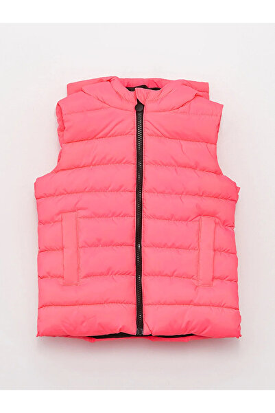 LC Waikiki LCW Kids Kapüşonlu Kız Çocuk Şişme Yelek