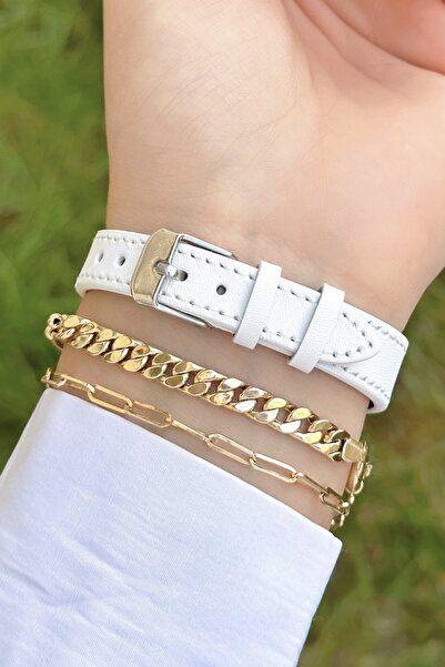 Q&Q Women's Wristwatch with Leather Band