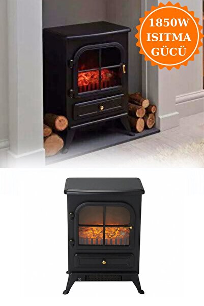 Express Reyon Elektrikli Şömine 1850 W Lüks elektrikli şömine Modern Taşınabilir Dekoratif Isıtmalı Şömine