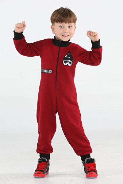 BELLA NOTTE Casabony Claret Red Boy's Space Jumpsuit Bn-055