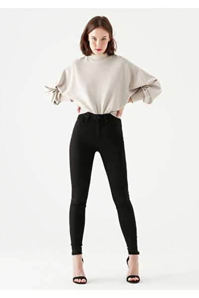 byhaziran butik Pantaloni din denim fără decolorare, lycra, blugi compacti, c...