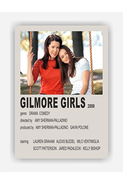 fırsatlar diyarı Gilmore Girls Dizi Duvar Posteri - Kalın Kağıt - Çerçevesi