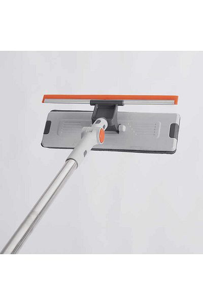 AYLA STAND High Quality Telescopic Glass Wiping Attachment - Double Sided, Practical Replacement Cloth