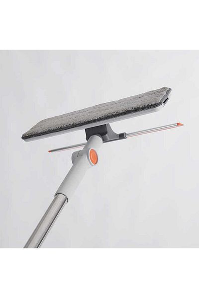 AYLA STAND High Quality Telescopic Glass Wiping Attachment - Double Sided, Practical Replacement Cloth