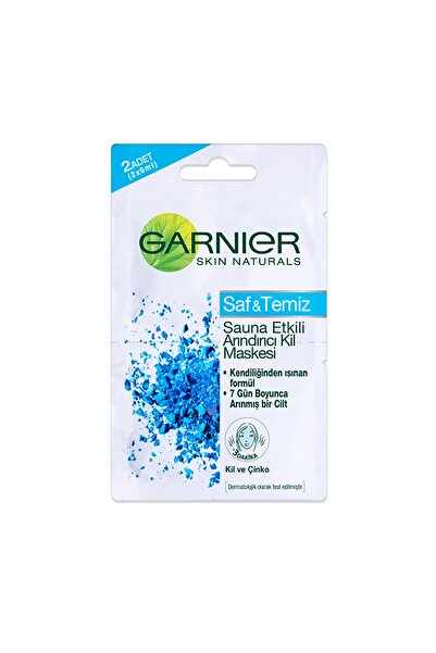 Garnier Saf & Temiz Sauna Etkili Arınma Kil Maske 2*6 Ml