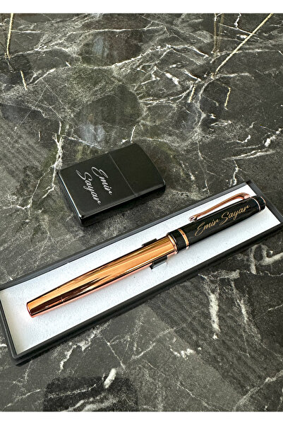 EratCo Kişiye Özel Hediye Kalem ve Çakmak