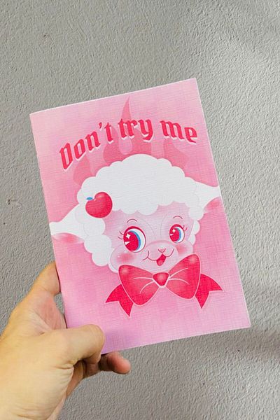Namgo Don't Try Me - YUSHICLUB NOUA COLECȚIE Caiet A5 fără linii (50 coli) Hello Kitty