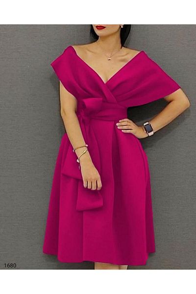 ModaLy Moda ΕΥΚΑΙΡΙΚΟ ΒΡΑΔΙΝΟ ΦΟΡΕΜΑ ΜΕ ΦΥΛΑΚΤΟ ΜΕ ΦΥΛΑΚΤΟ ΣΚΟΥΒΑ GL-632 581680