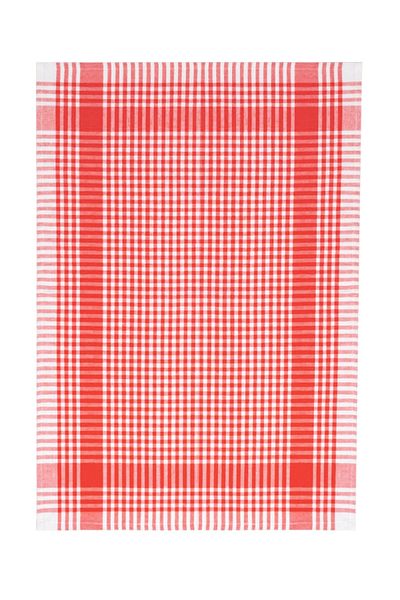 Tuable Pöti Checked 3-Piece Drying Cloth Red 45x70cm