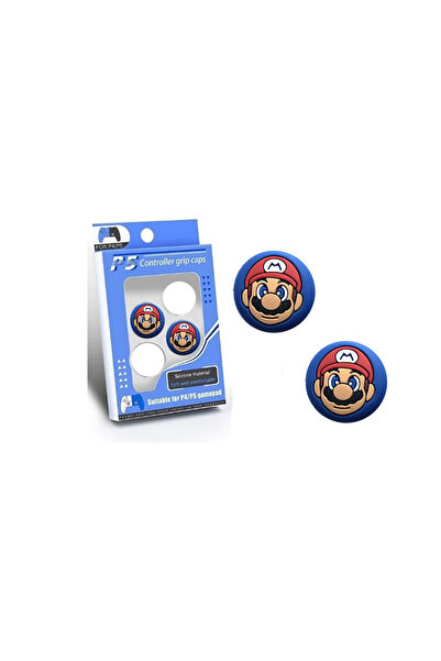 CAFELE Süper Mario Ps3-ps4-ps5 -xbox 360-xbox S-xbox X Uyumlu Analog Koruyucu-2 Adet