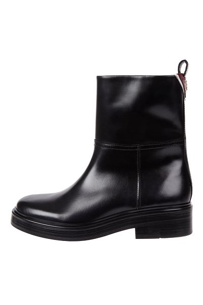 Tommy Hilfiger Tommy Hilfiger Black Booties Womens Shoes