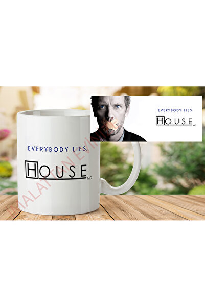 ART HEDİYE 1-223 كوب مطبوع على الجانبين من HOUSE EVERYBODY LİES.jpg