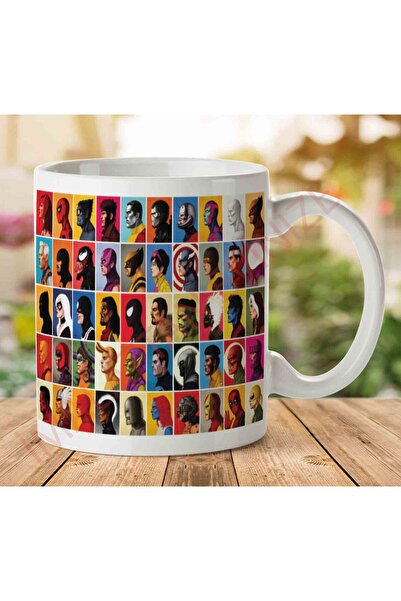 ART HEDİYE كوب مطبوع على الجانبين من مارفل هيروز 1-1136.jpg