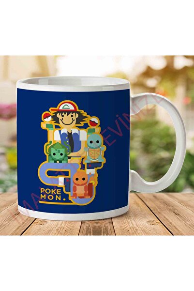 ART HEDİYE 1-1671 كوب بوكيمون رماد وشومز مطبوع على الجانبين.jpg