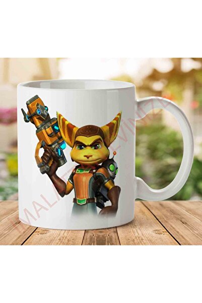 ART HEDİYE كوب مطبوع على الجانبين من A2537 Ratchet Clank.jpg