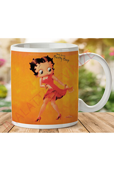ART HEDİYE 1-053 كوب BETTY BOOP مطبوع على الجانبين.jpg