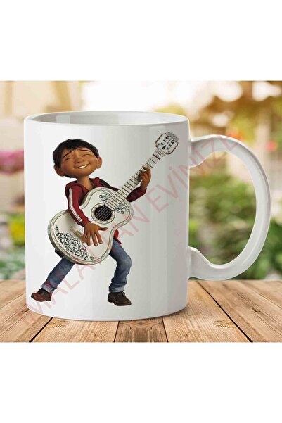 ART HEDİYE كوب مطبوع عليه رسوم متحركة كرتونية من Coco Miguel على الجانبين.jpg