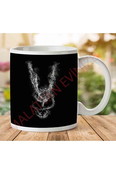 ART HEDİYE 1-2241 كوب مطبوع على الجانبين من Wake Up Donnie Darko Frank Rabbit...