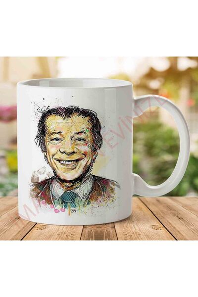 ART HEDİYE كوب كرتوني مطبوع على الجانبين من مونير أوزكول A2643.jpg